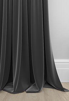Luxe Velvet, Charcoal - Made to Measure Curtains
